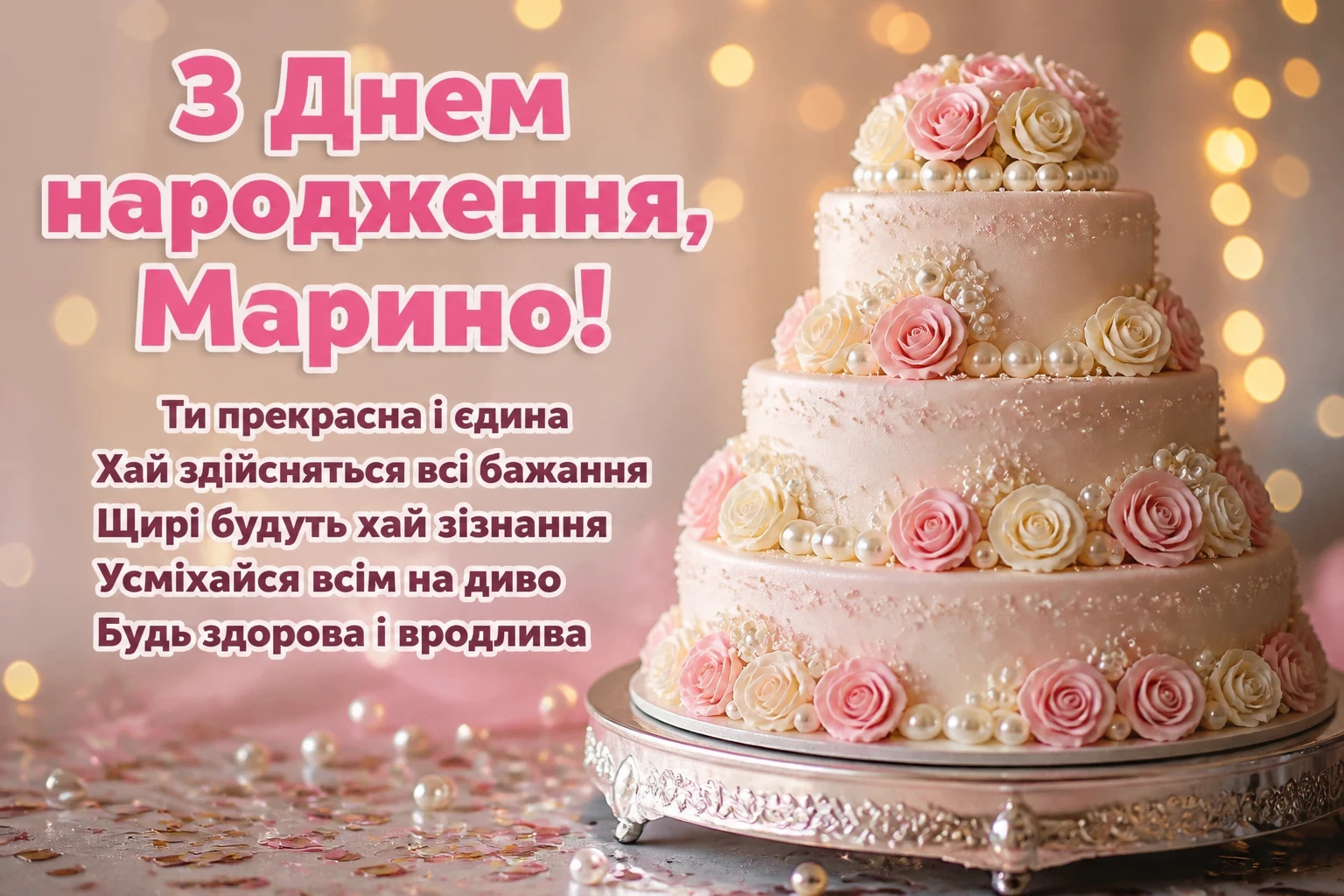 з днем народження марина