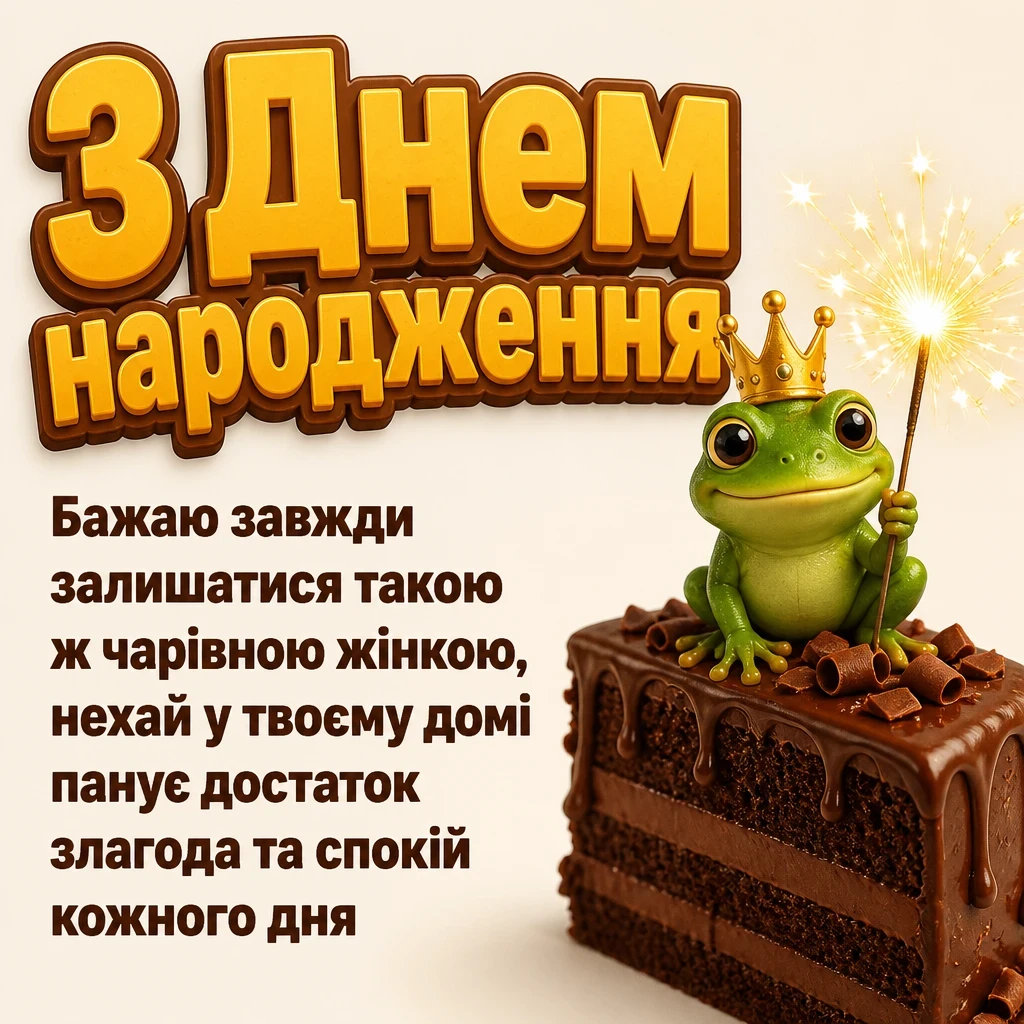 привітання з днем народження для жінок