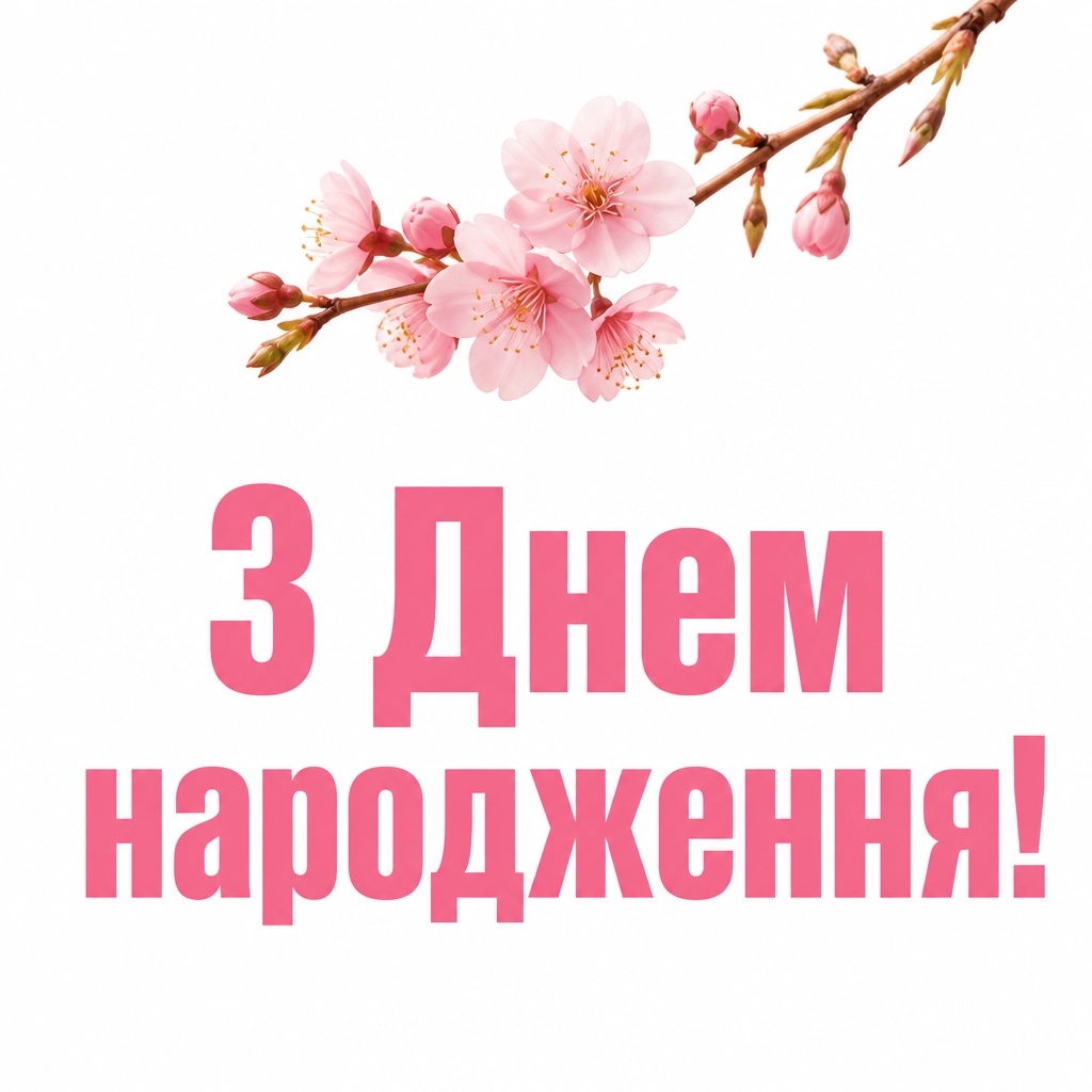 привітання з днем народження для жінок