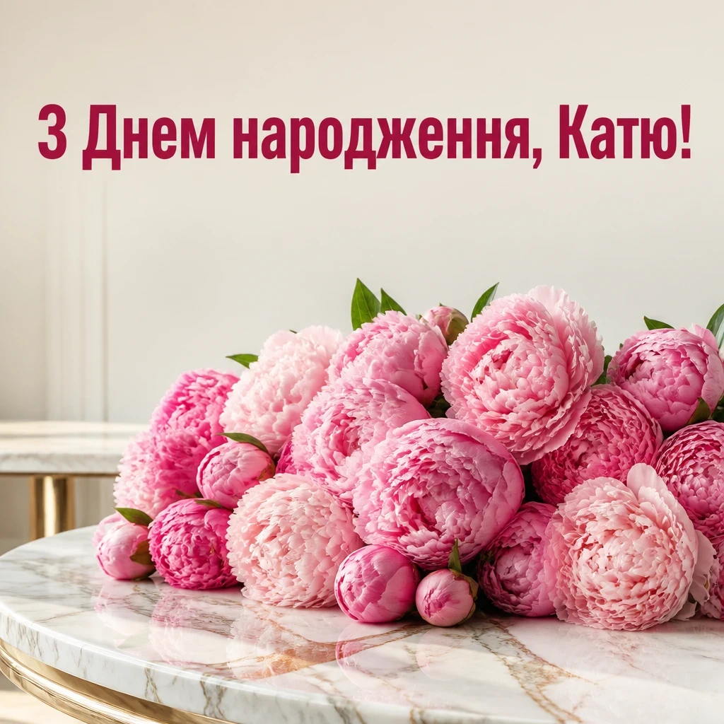 з днем народження катя