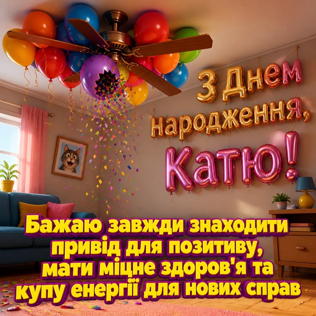 з днем народження катя