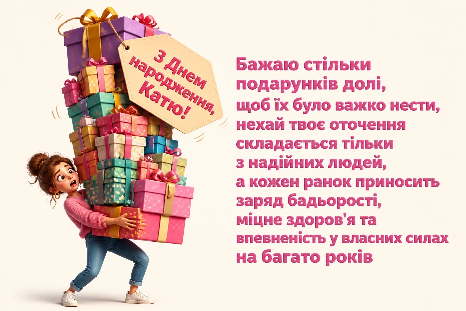 з днем народження катя
