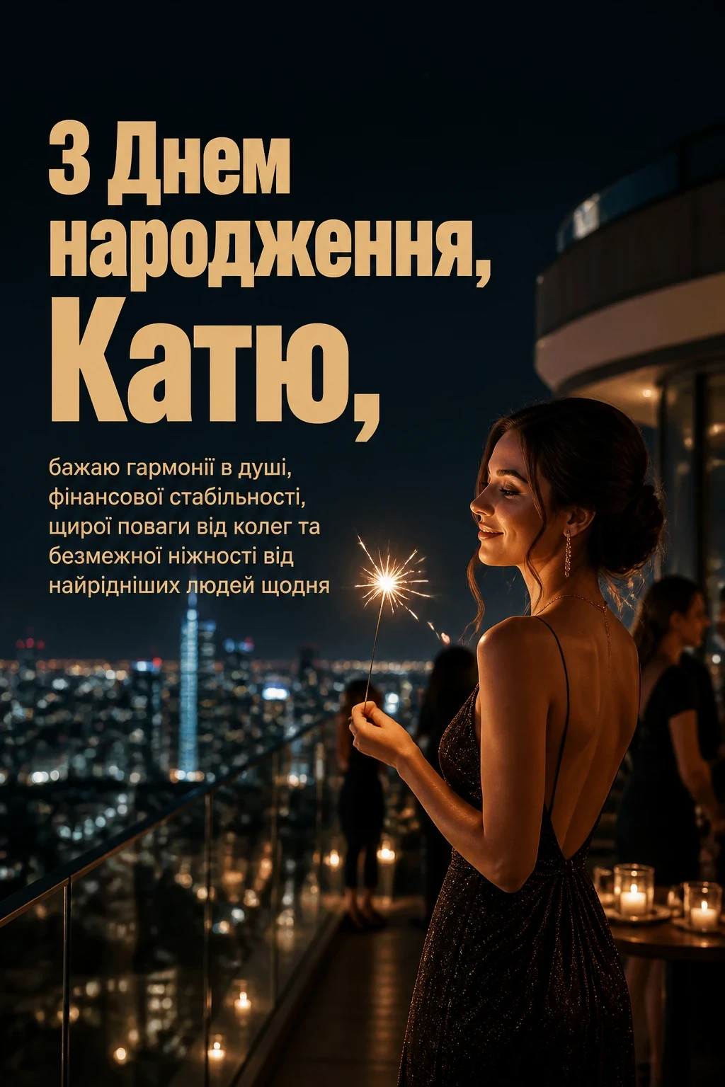 з днем народження катя