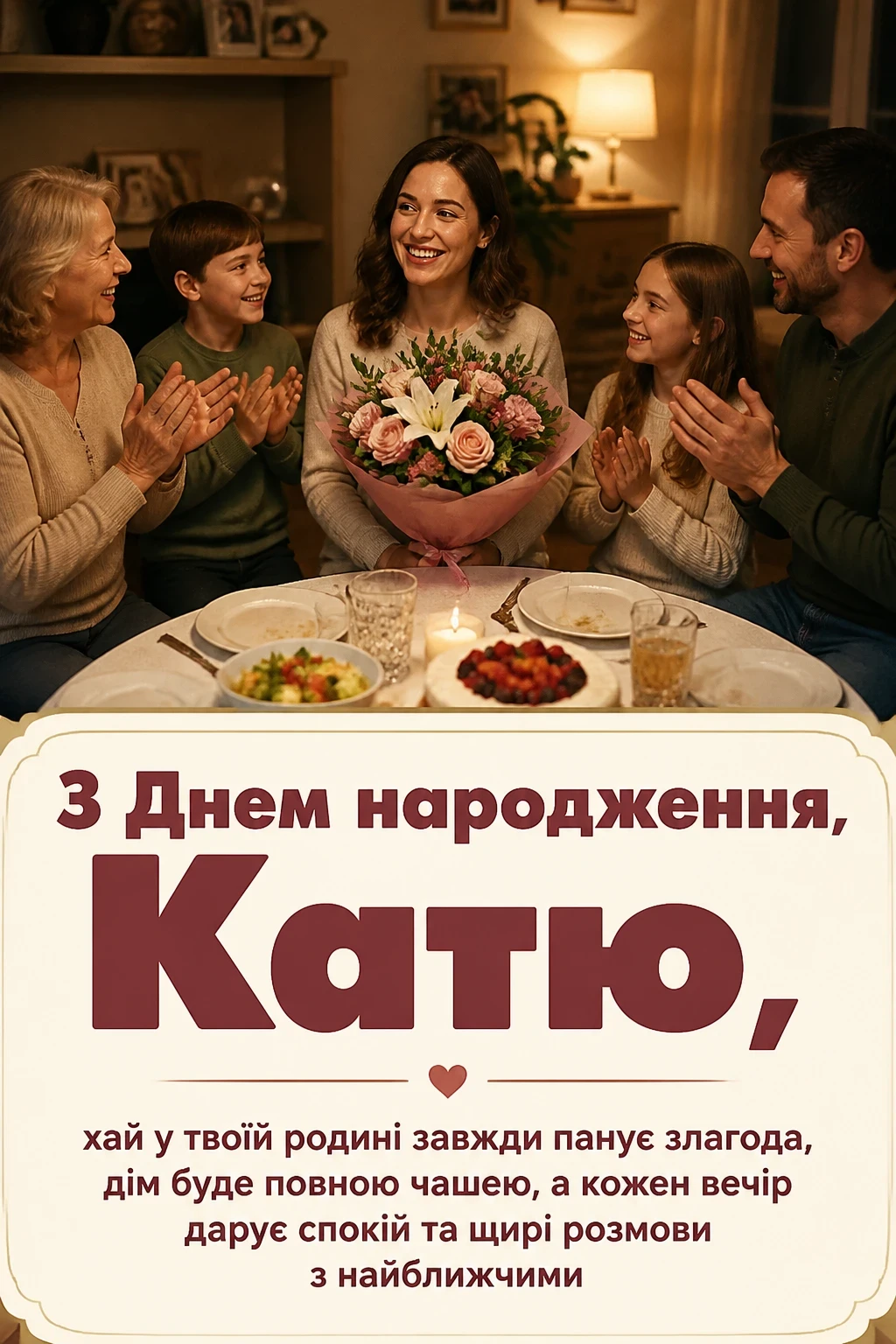 з днем народження катя
