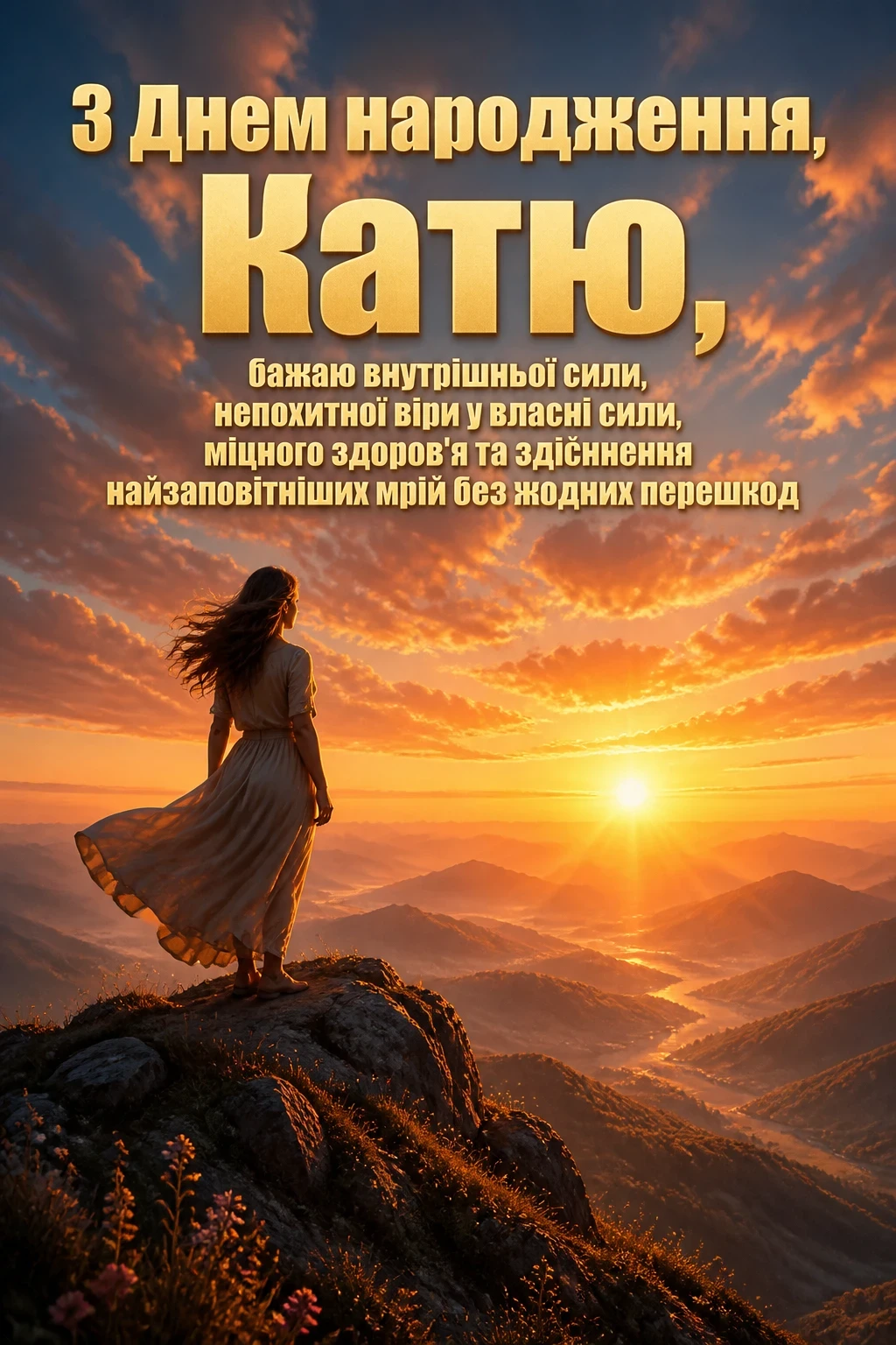 з днем народження катя