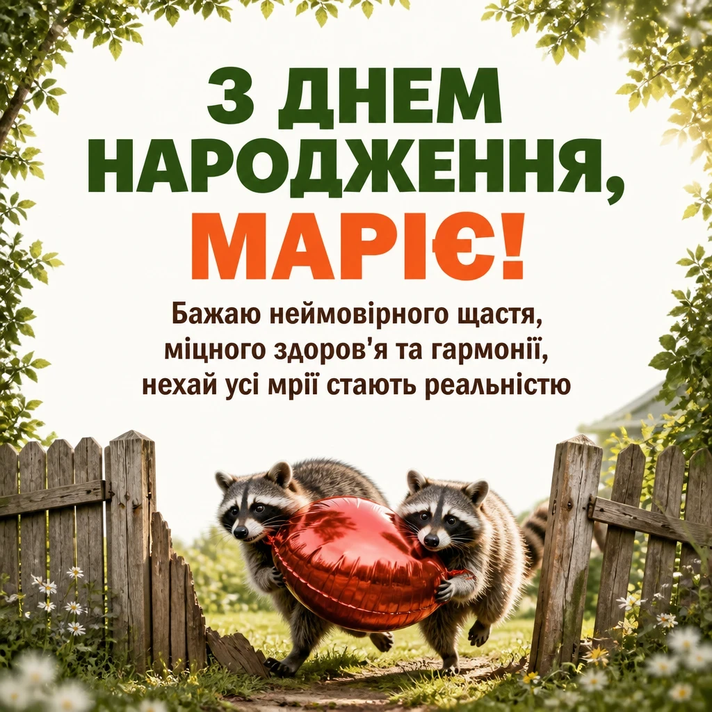 з днем народження марія