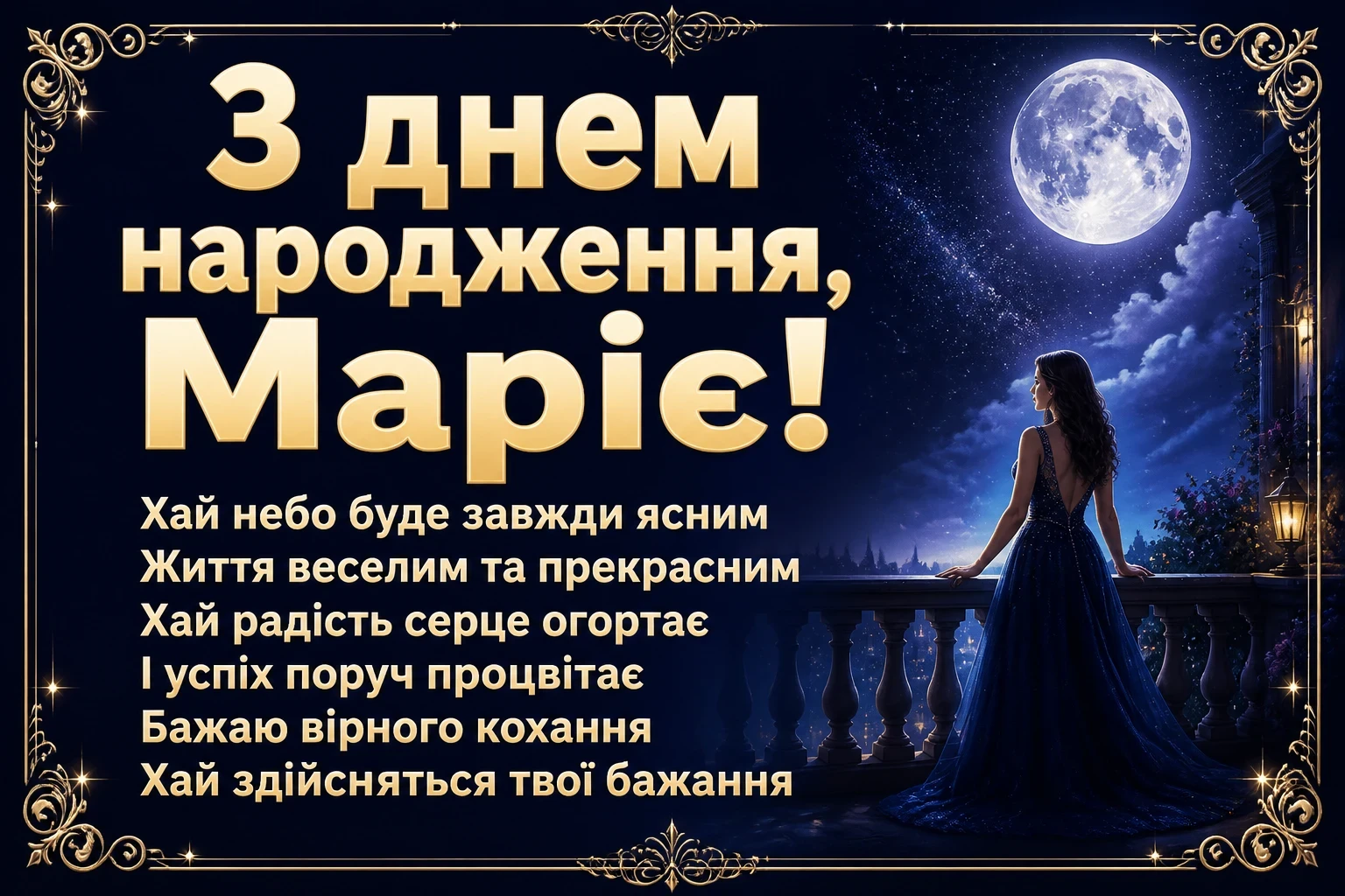 з днем народження марія