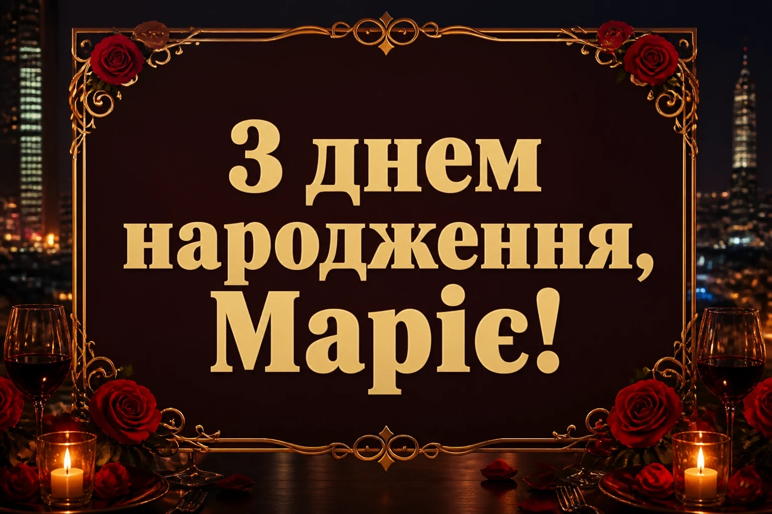 з днем народження марія