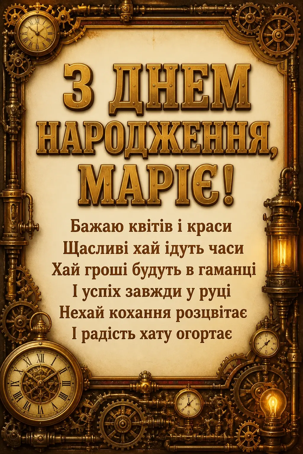 з днем народження марія