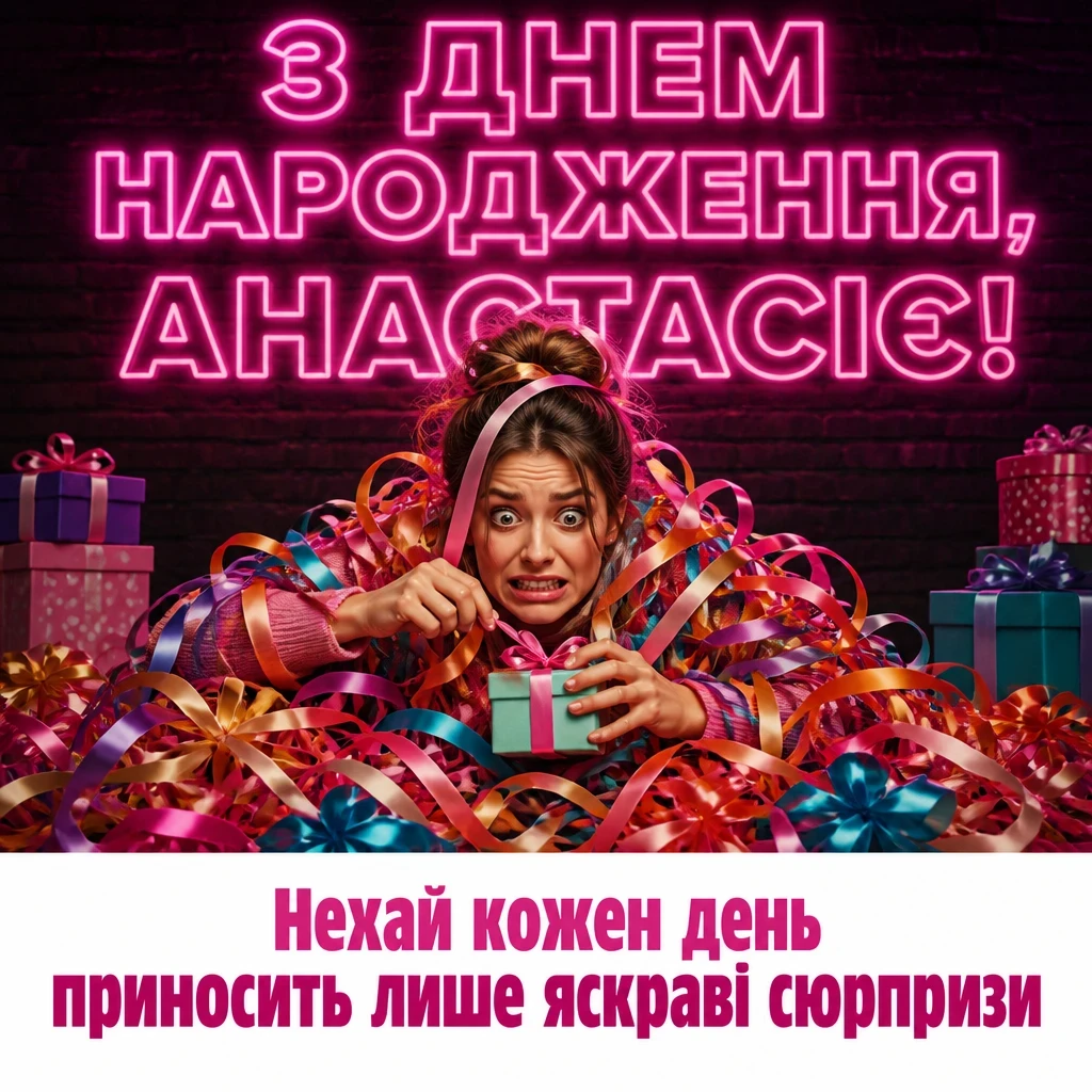 з днем народження анастасія