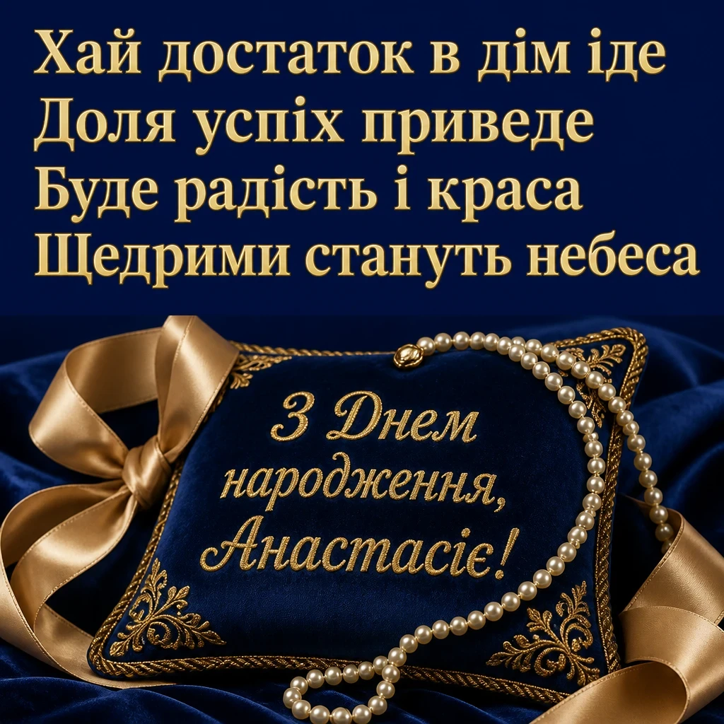 з днем народження анастасія
