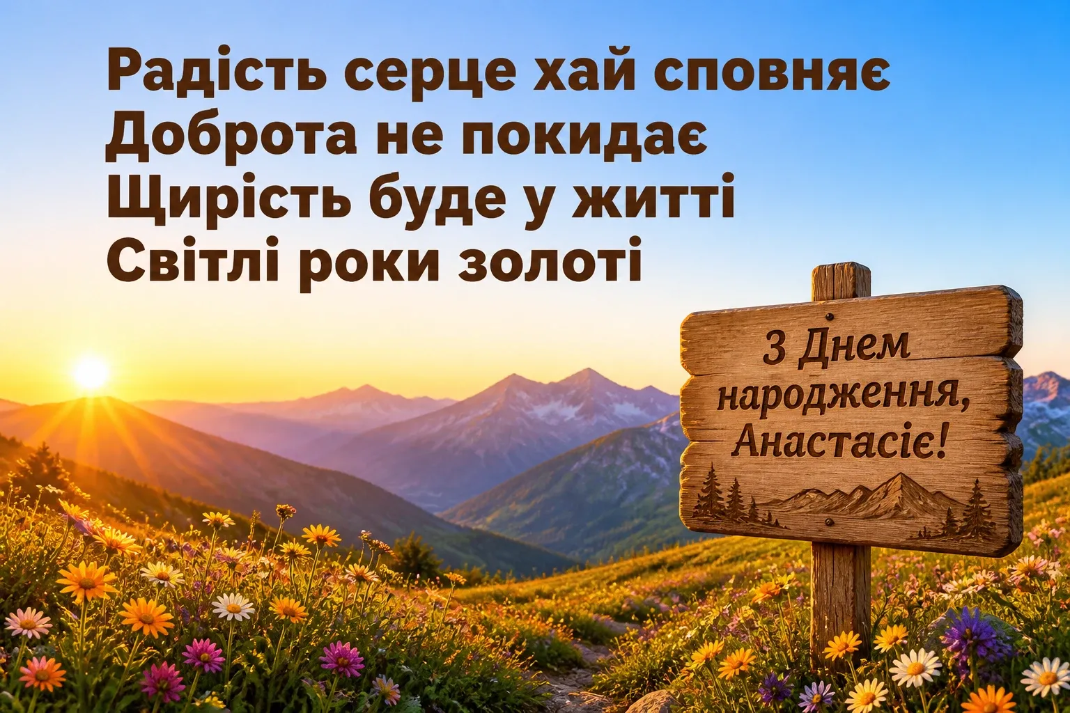з днем народження анастасія