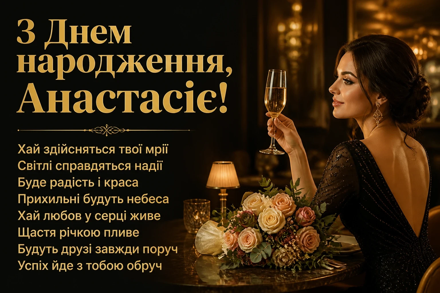 з днем народження анастасія