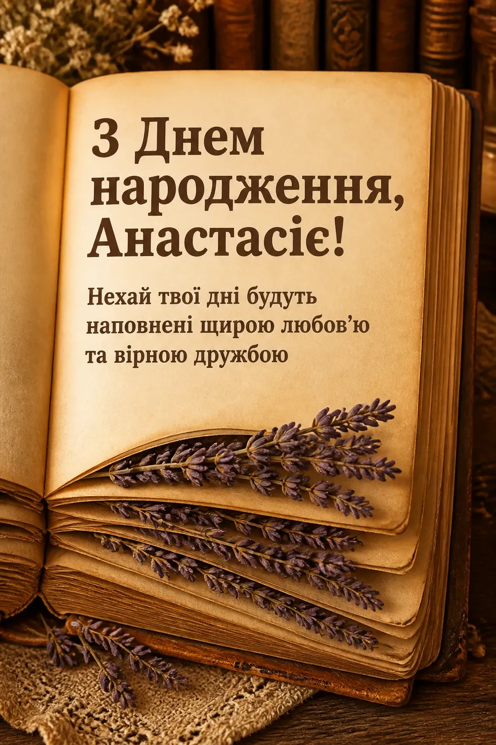 з днем народження анастасія