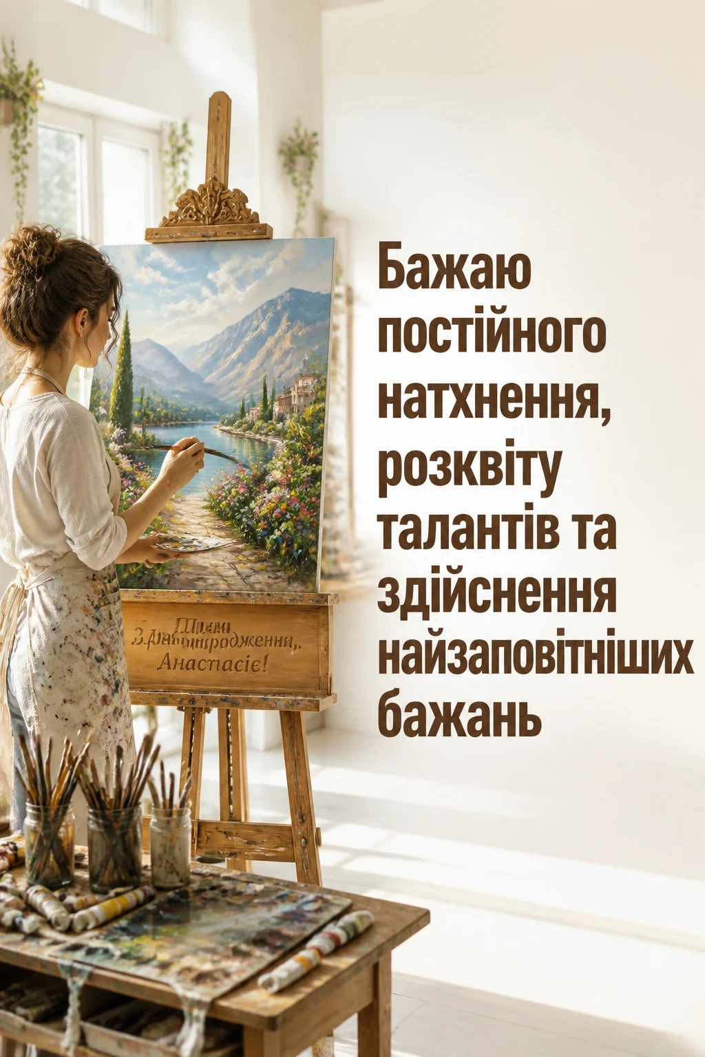 з днем народження анастасія