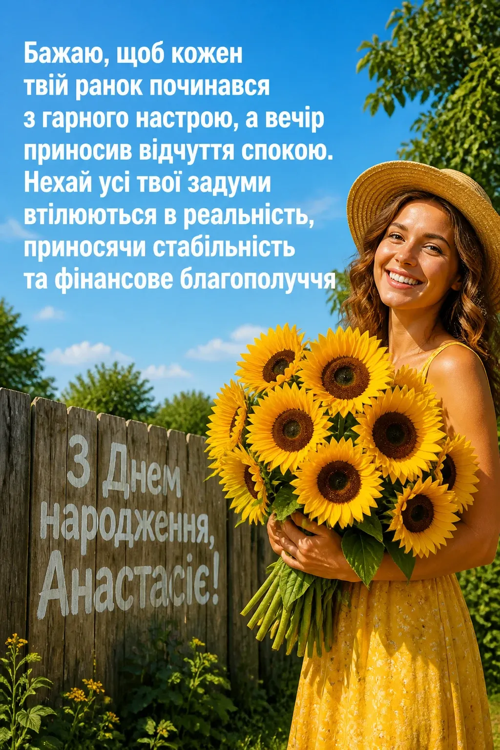 з днем народження анастасія