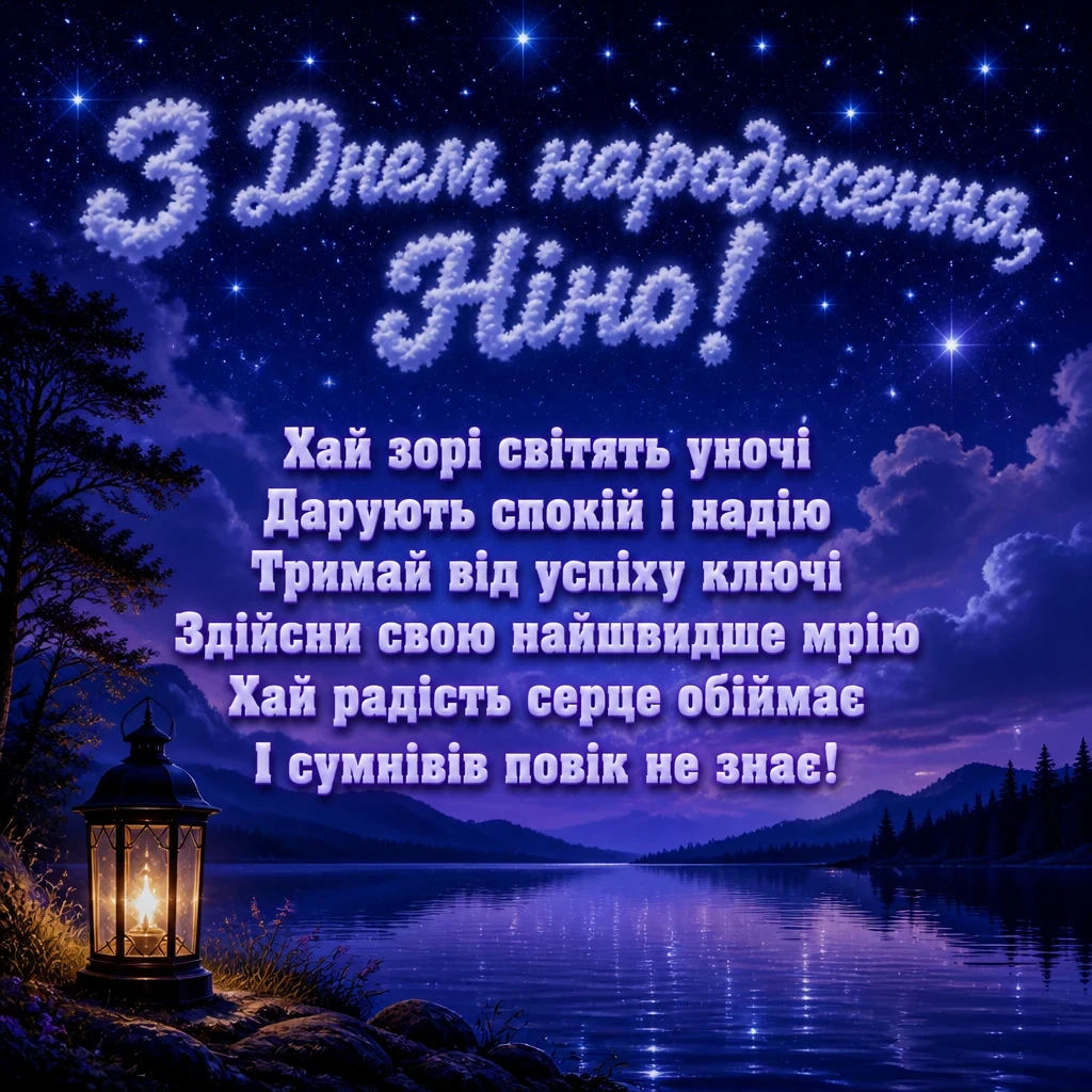з днем народження ніна