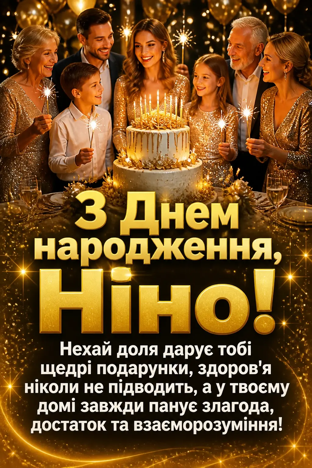 з днем народження ніна