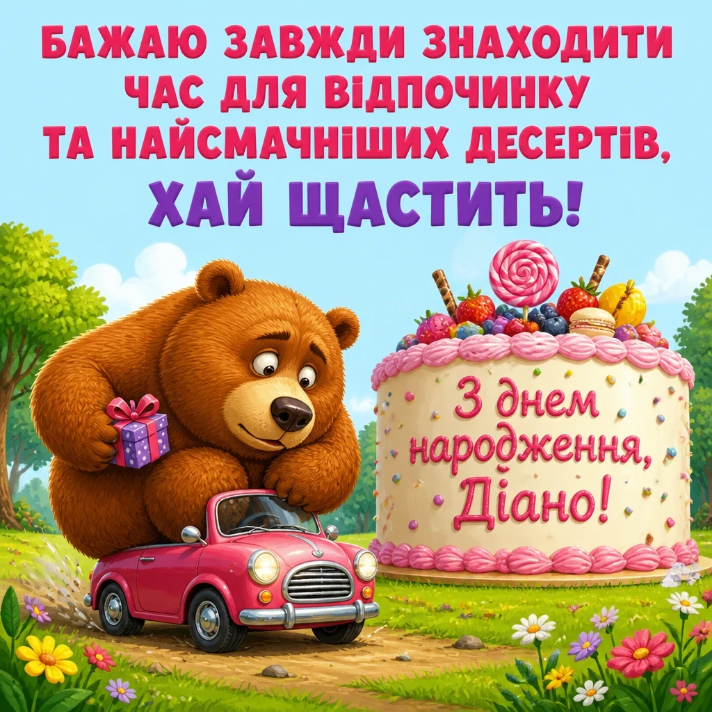 з днем народження діана