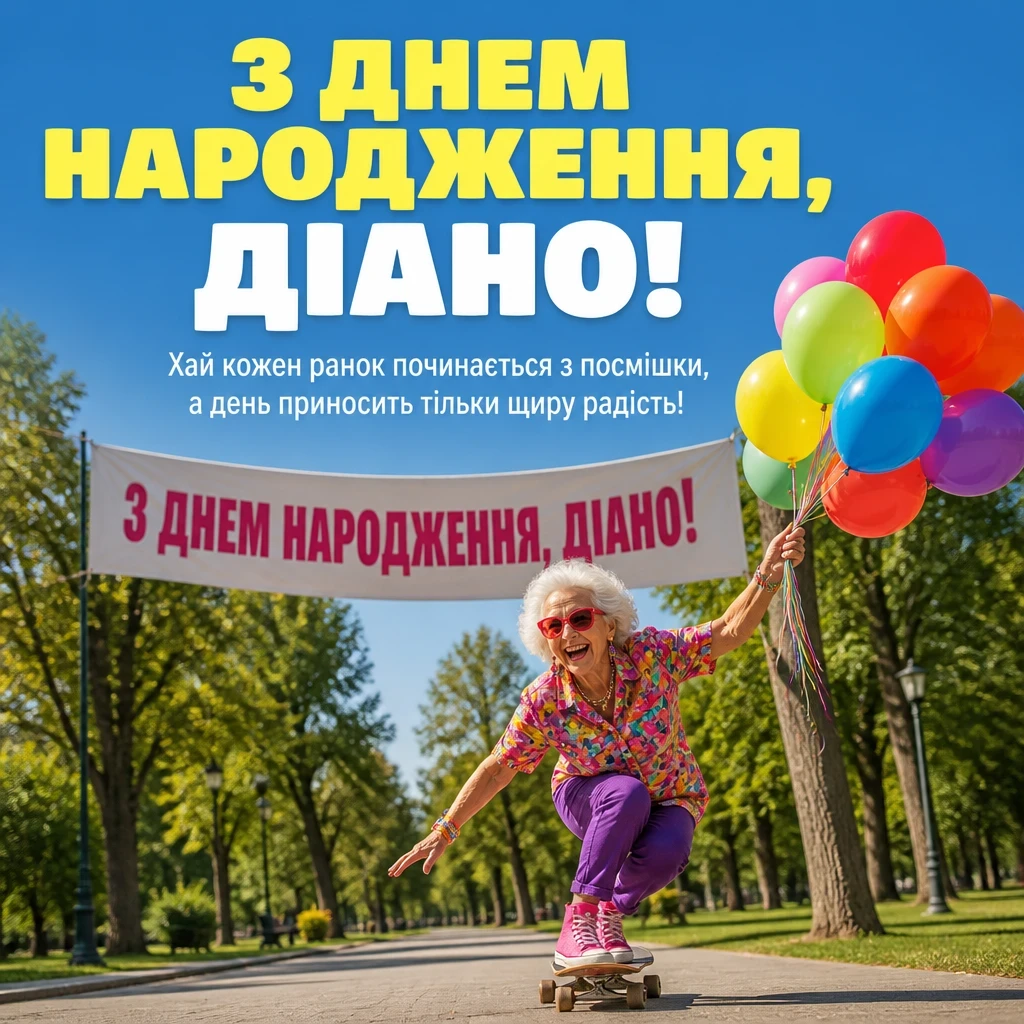 з днем народження діана