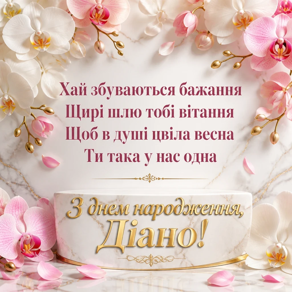 з днем народження діана
