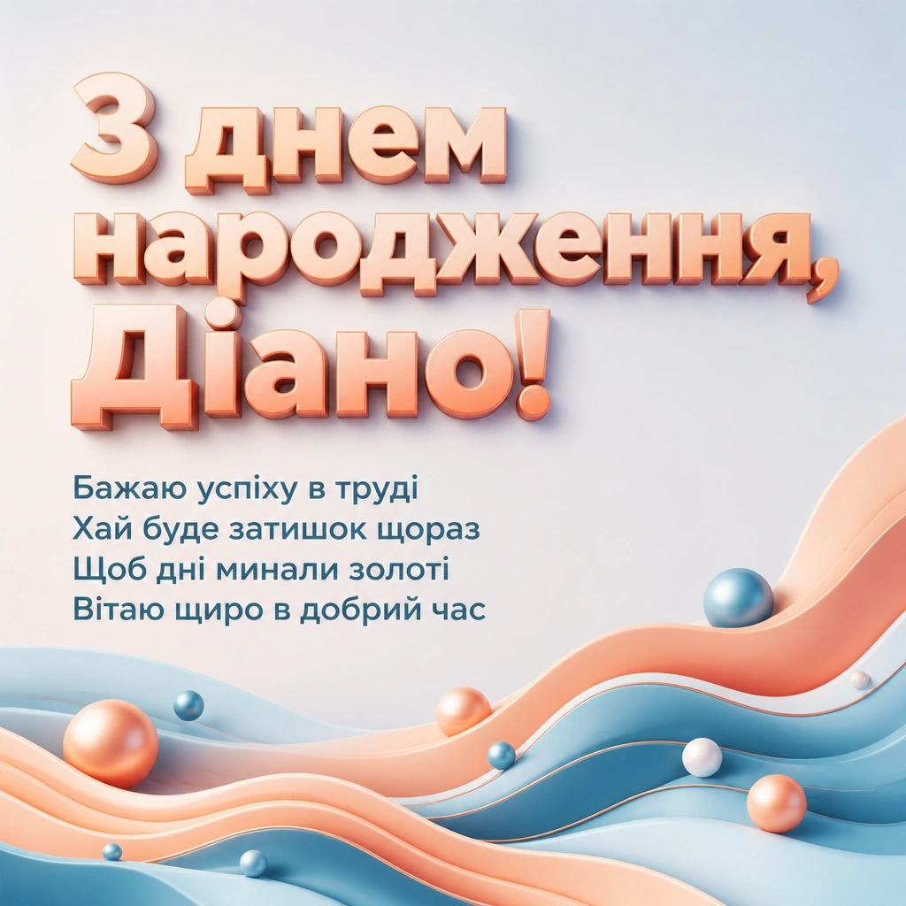 з днем народження діана
