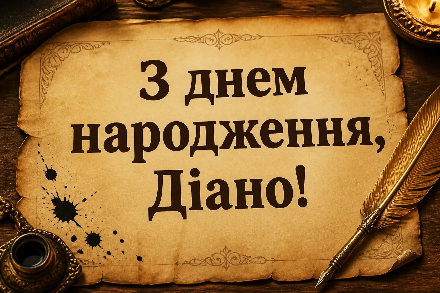 з днем народження діана