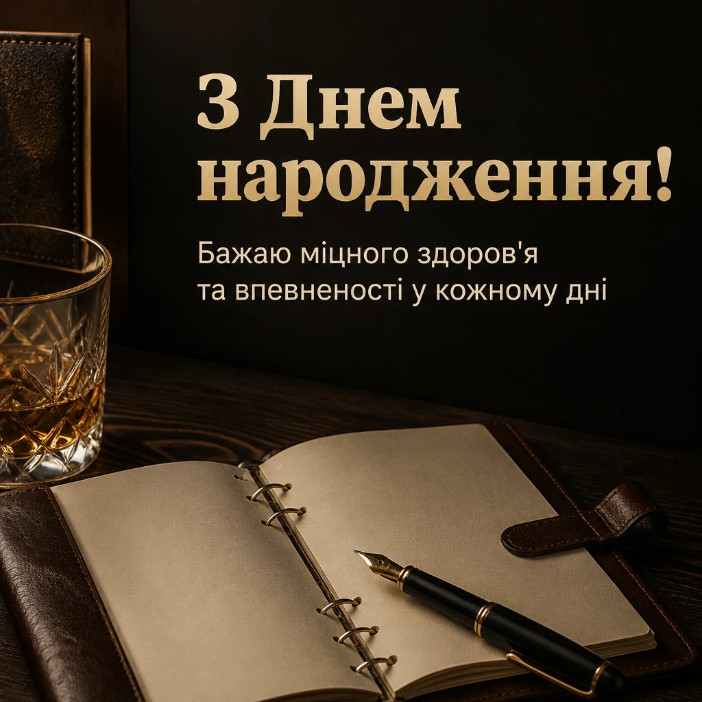 привітання з днем народження для мужчин
