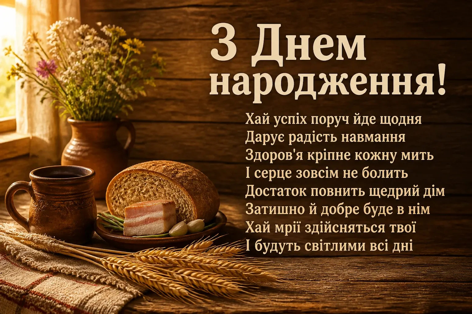 привітання з днем народження для мужчин