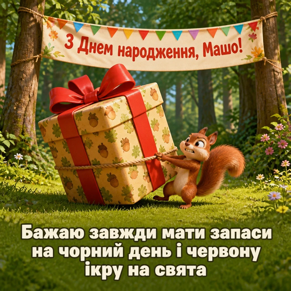 з днем народження маша