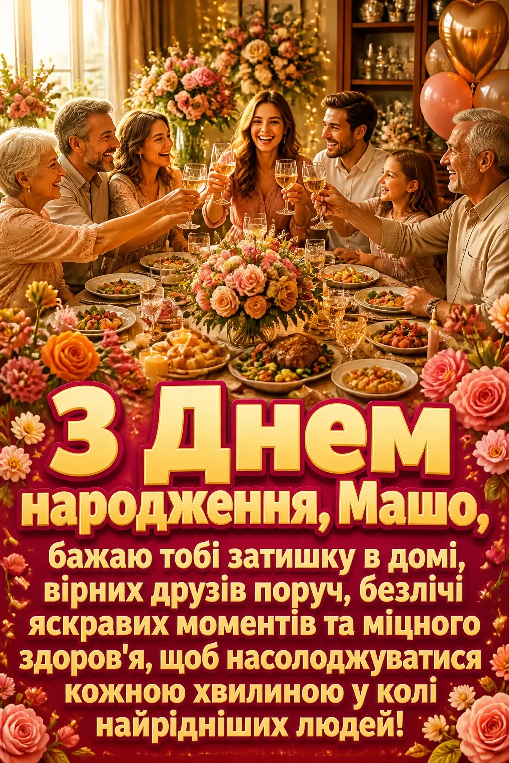 з днем народження маша
