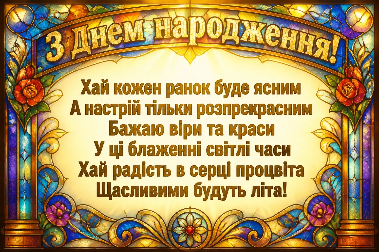 з днем народження віта