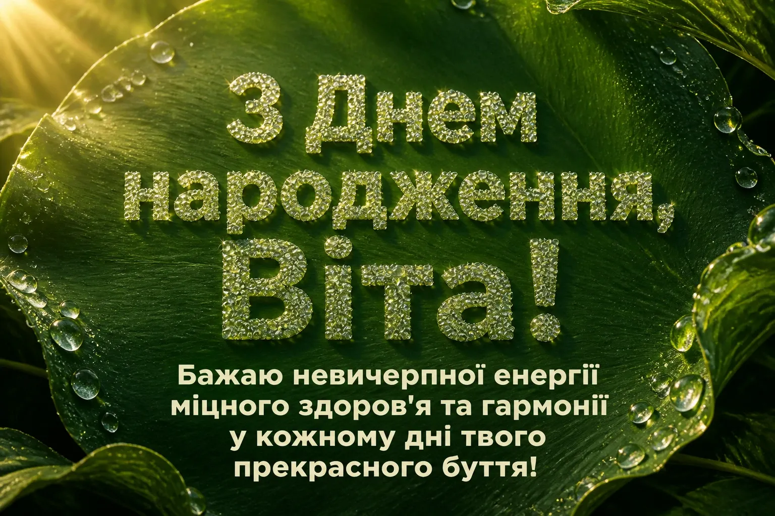 з днем народження віта