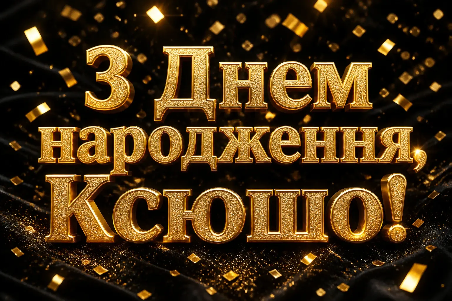 ксюша з днем народження