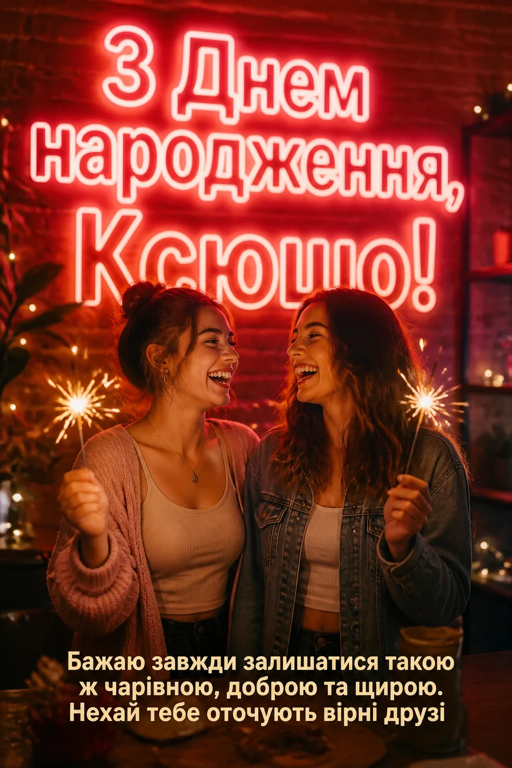 ксюша з днем народження