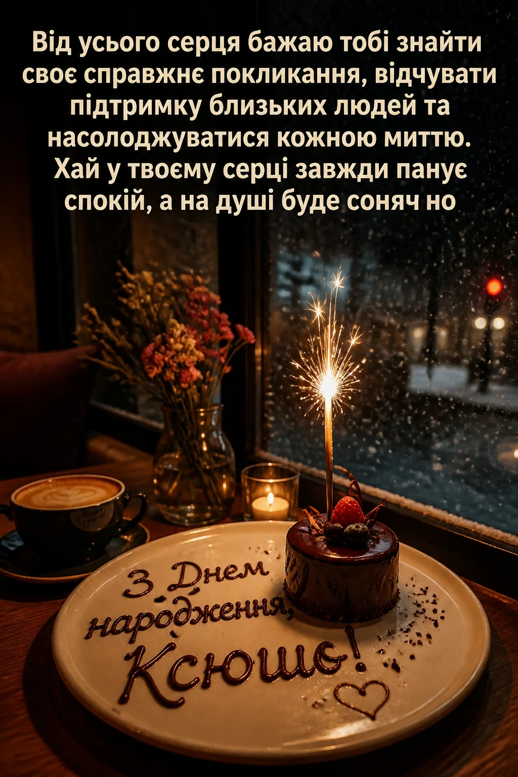 ксюша з днем народження