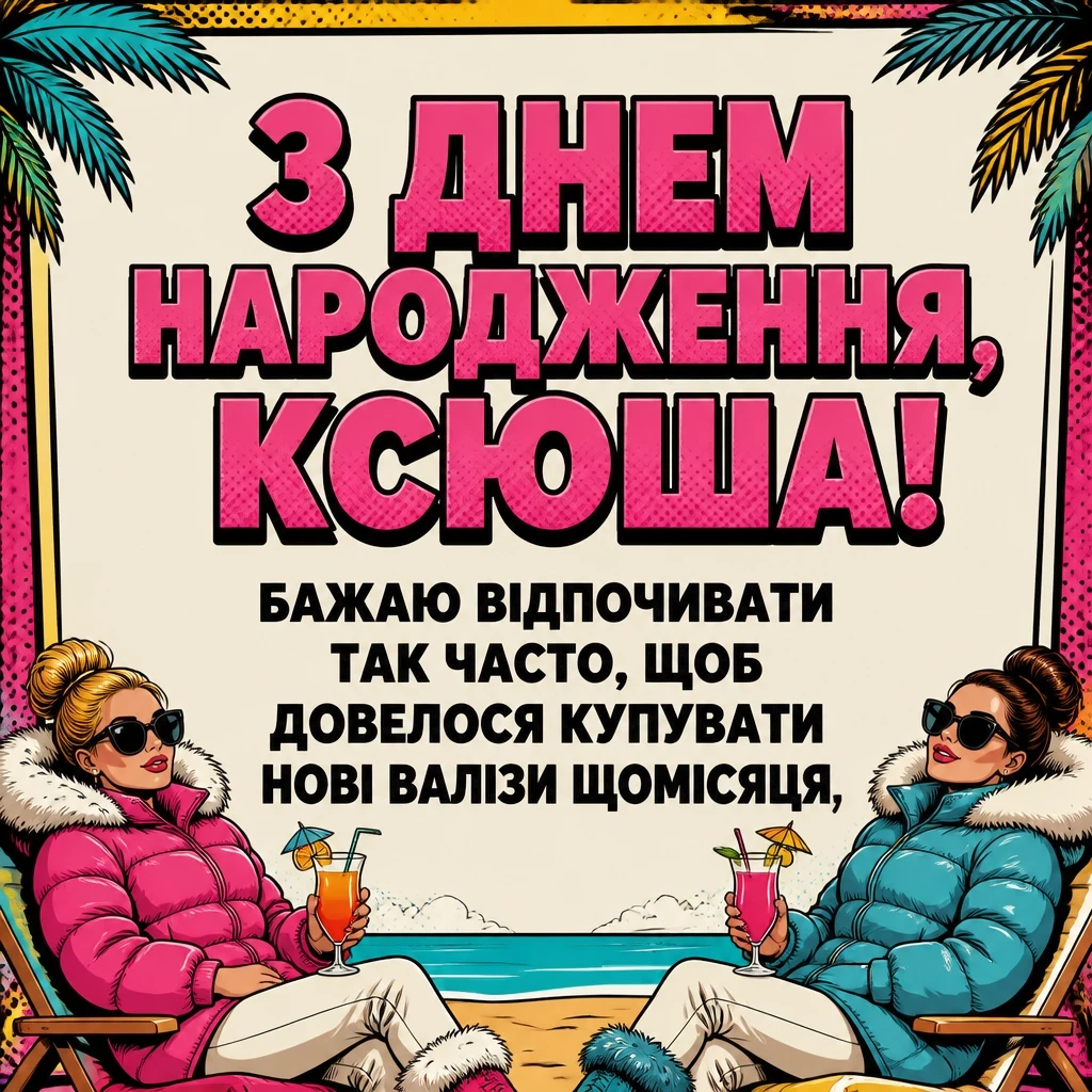 з днем народження ксюша
