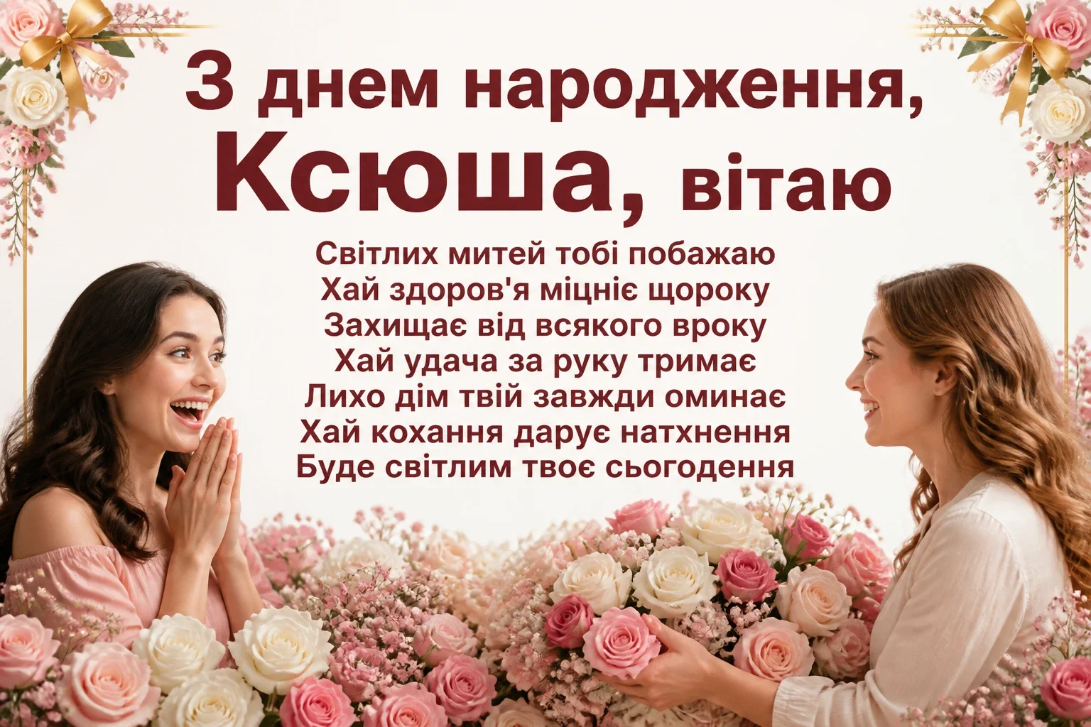 з днем народження ксюша