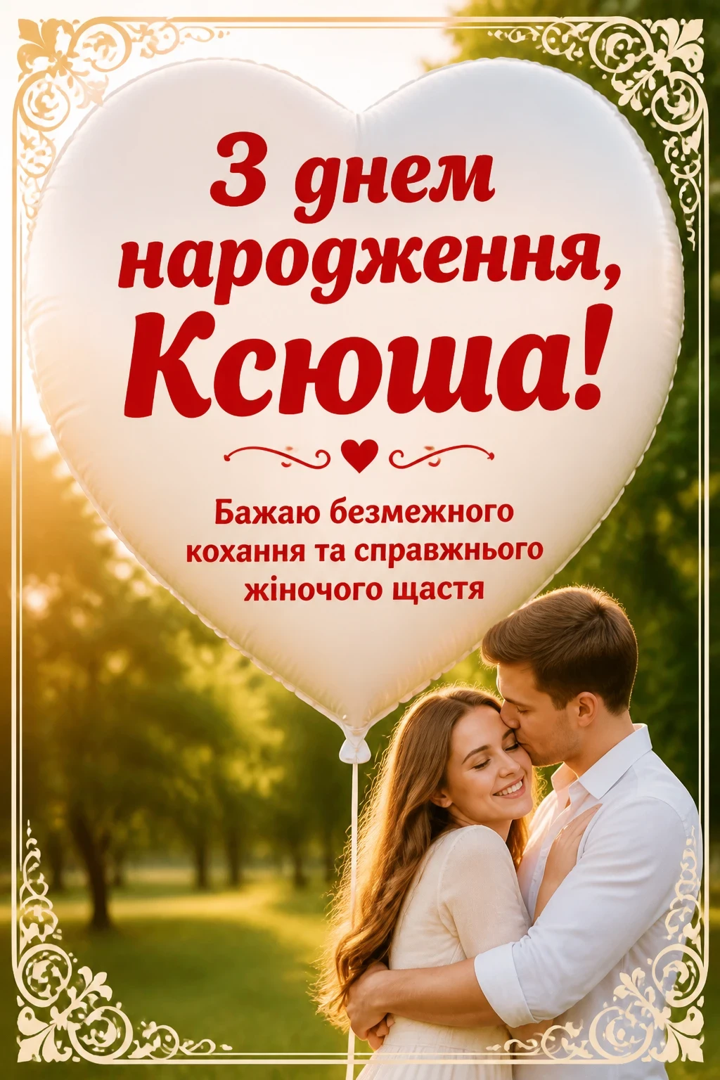 з днем народження ксюша