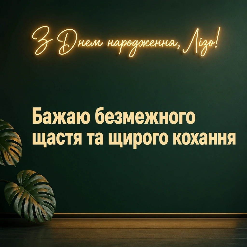 з днем народження ліза