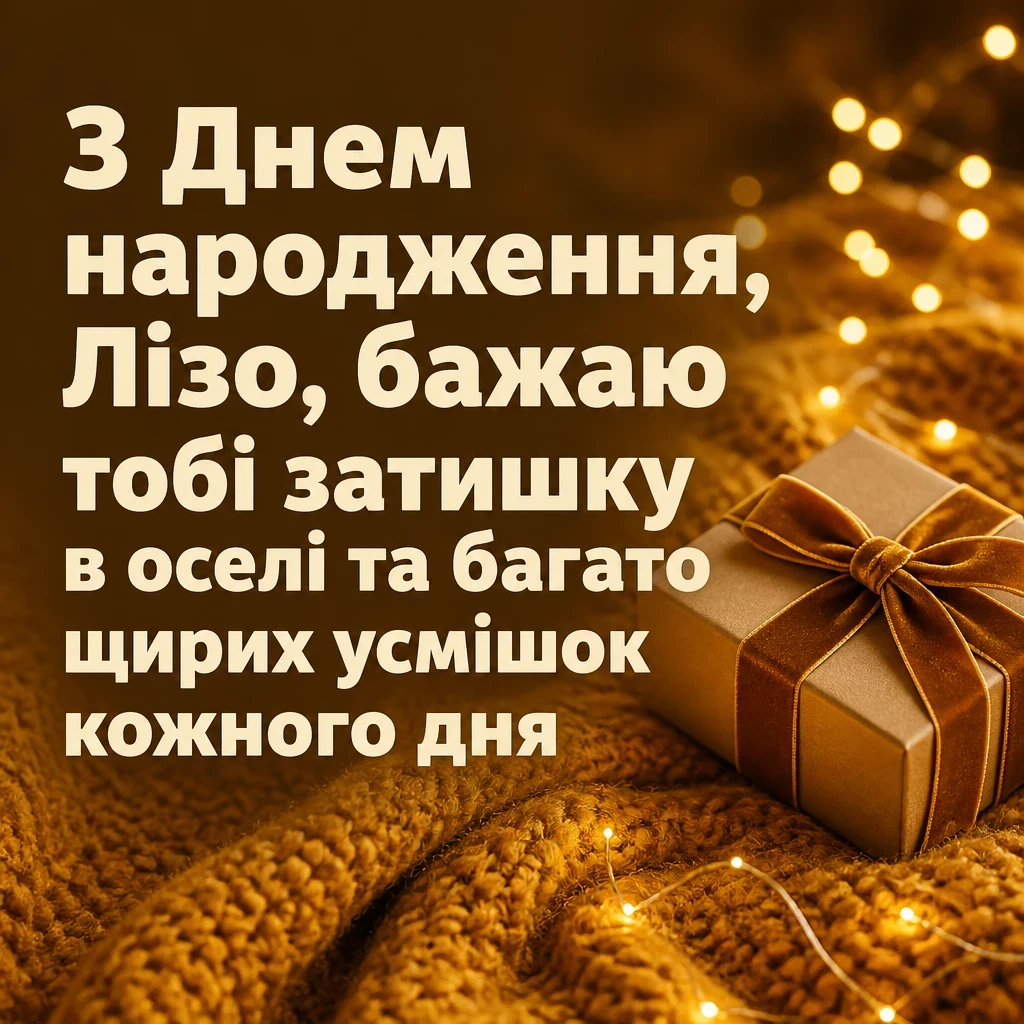 з днем народження ліза