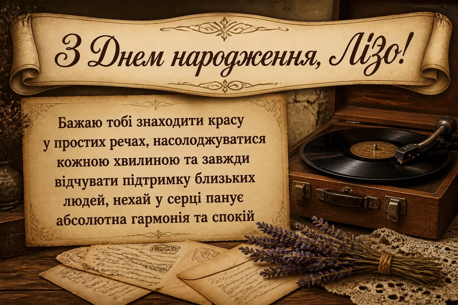 з днем народження ліза