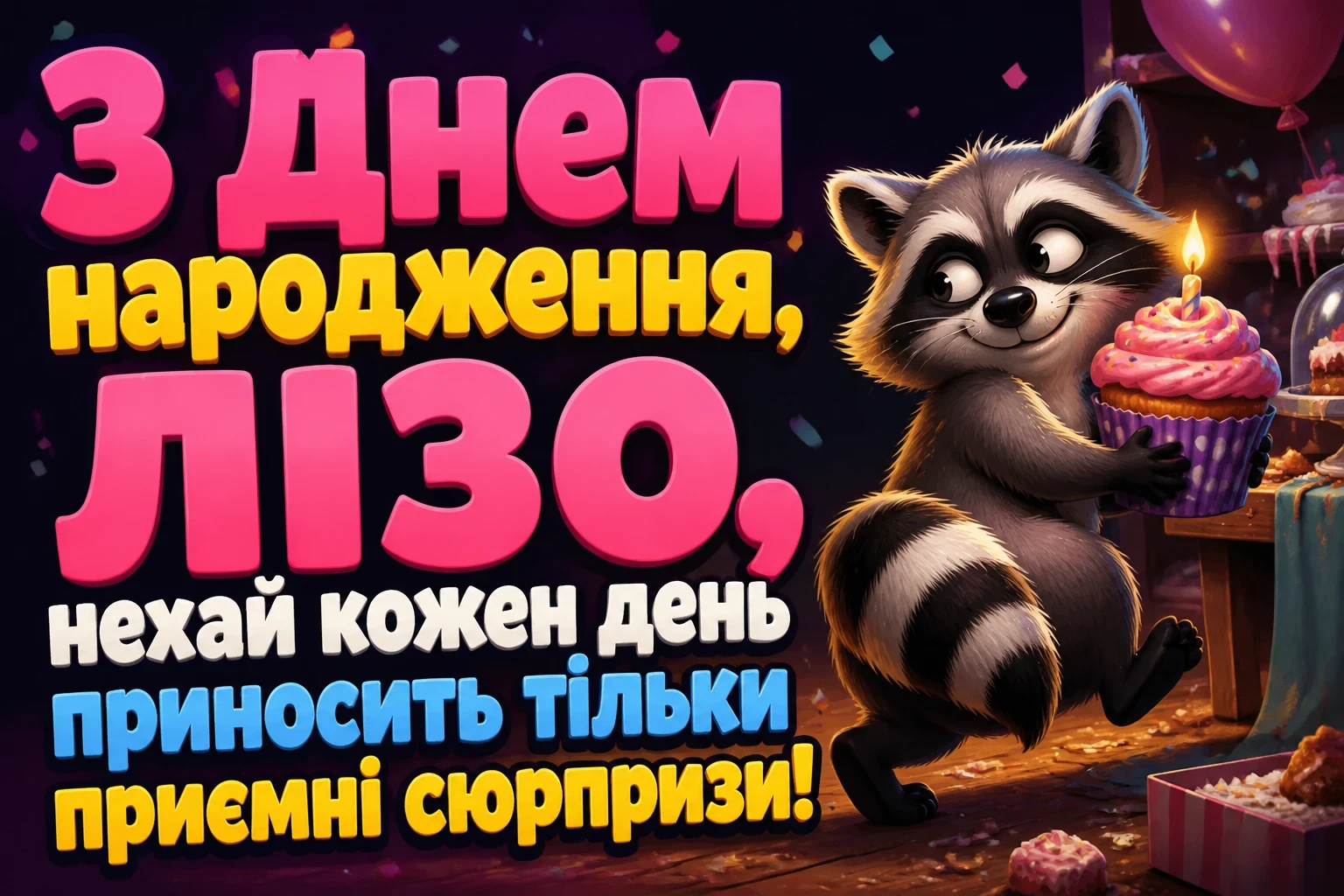 з днем народження ліза