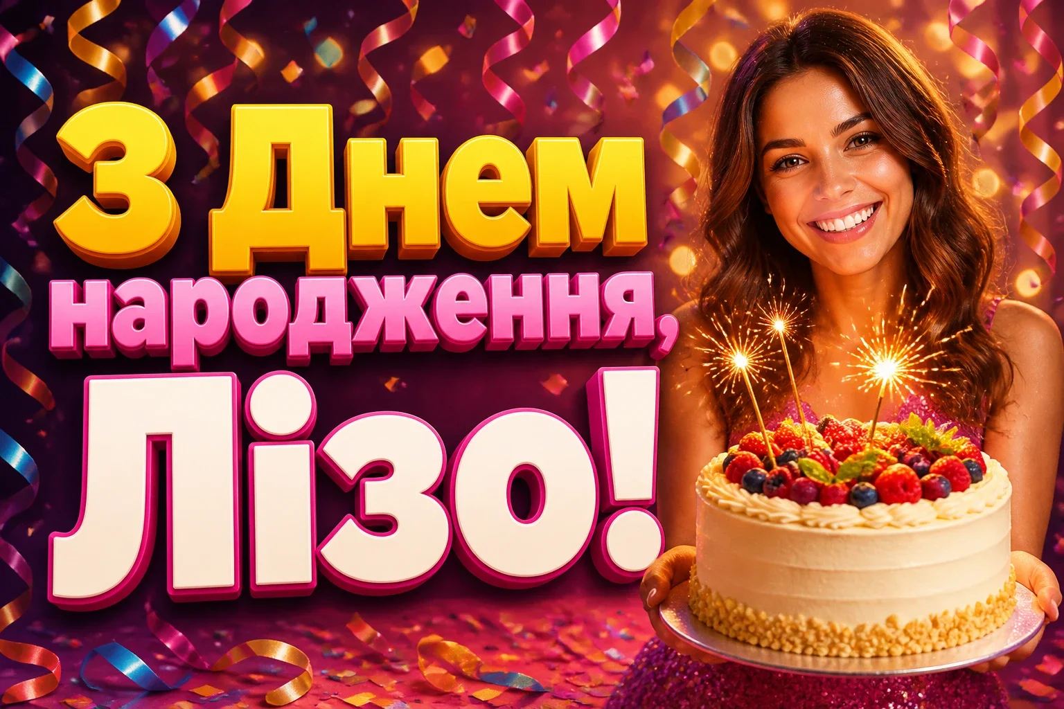 з днем народження ліза