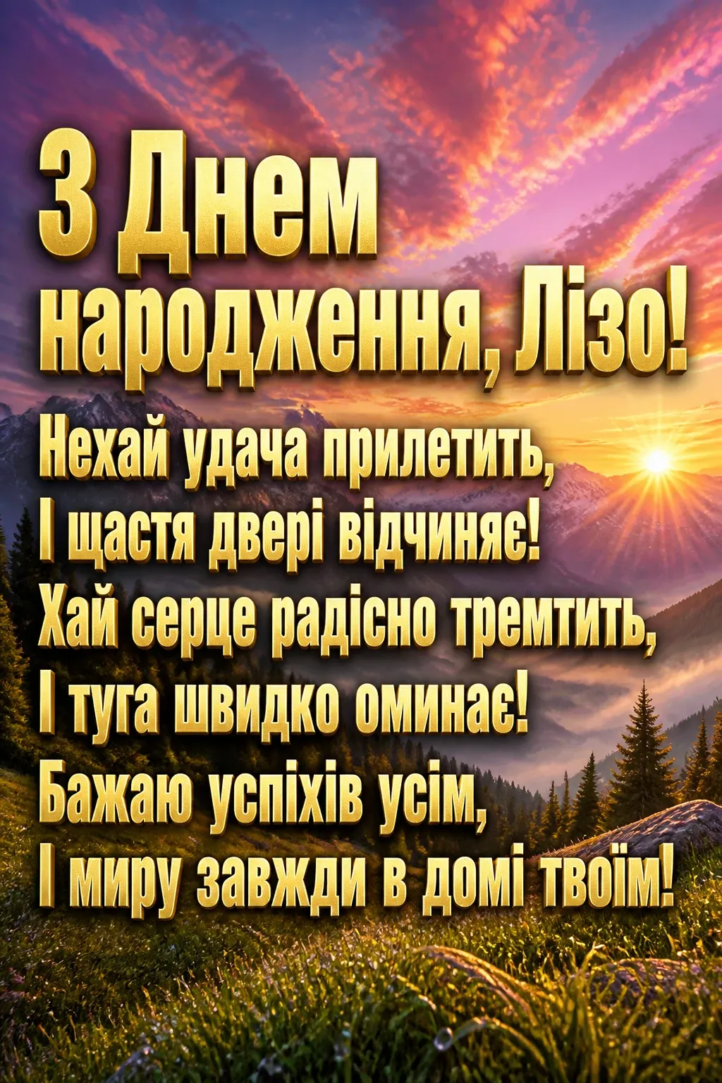 з днем народження ліза