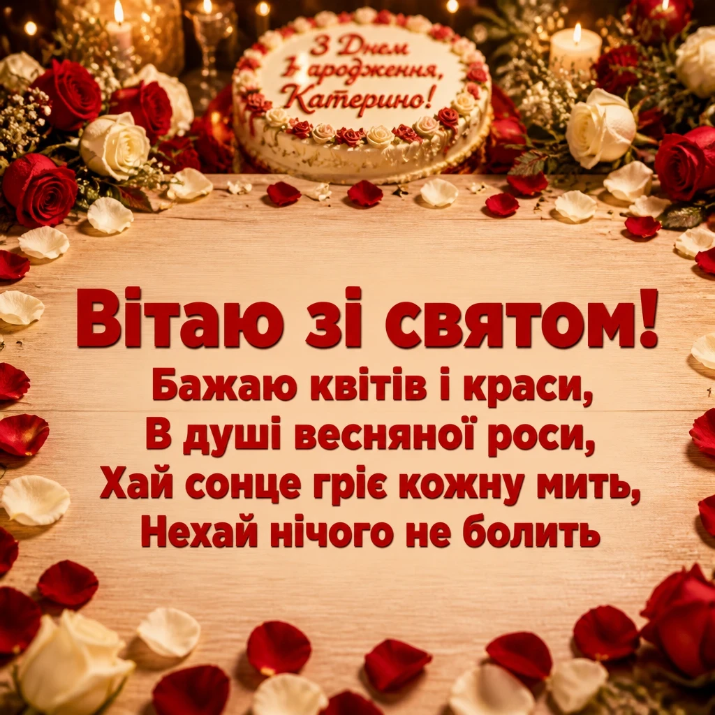 з днем народження катерина