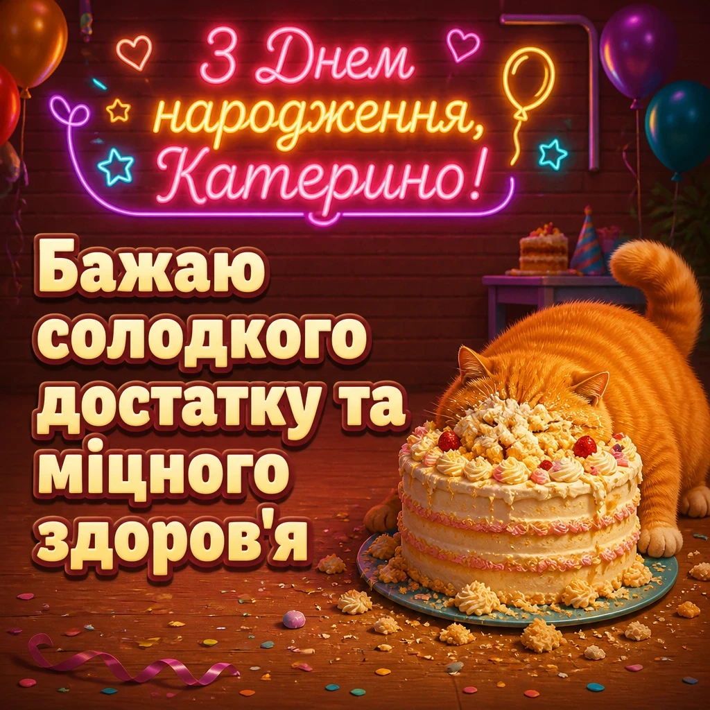 з днем народження катерина