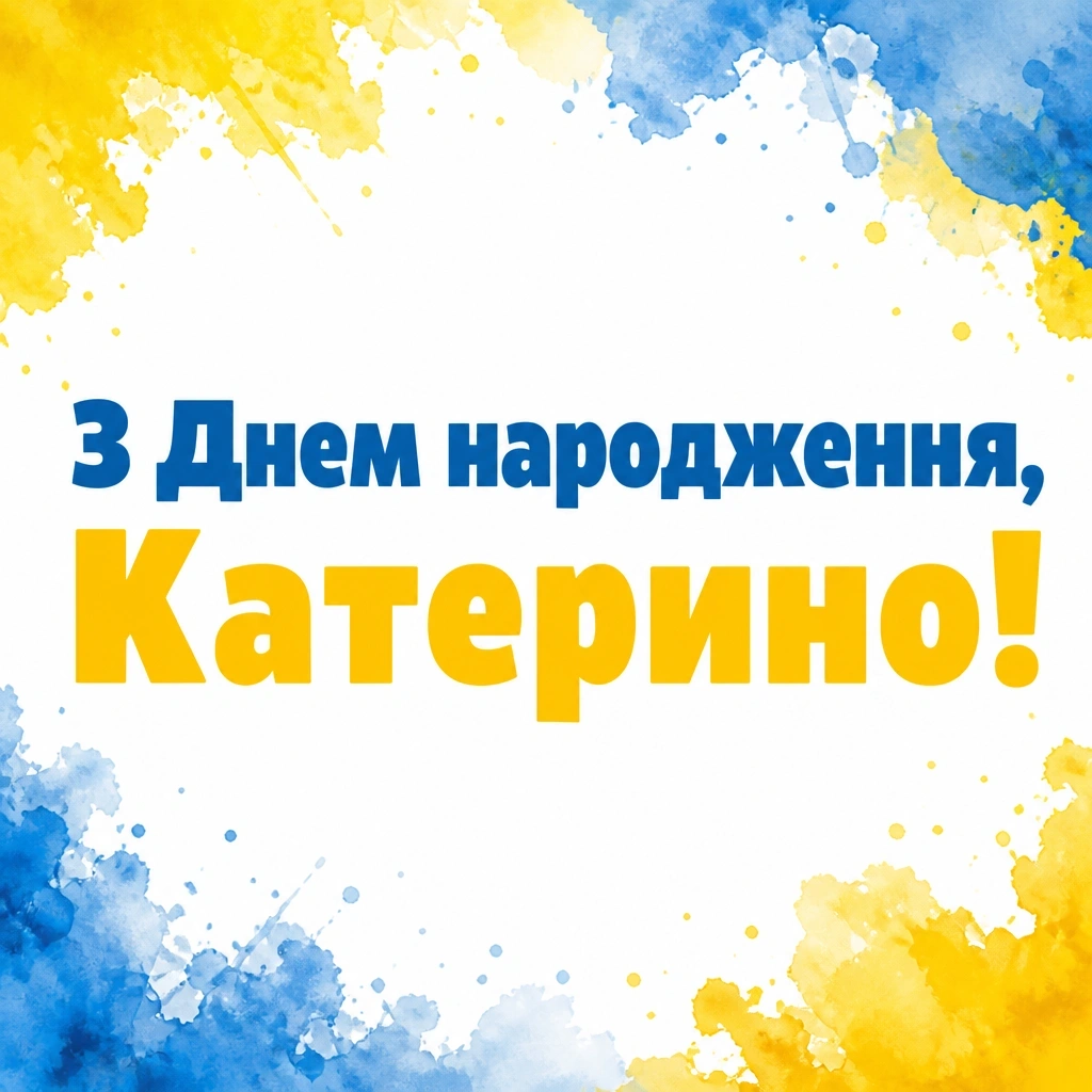 з днем народження катерина