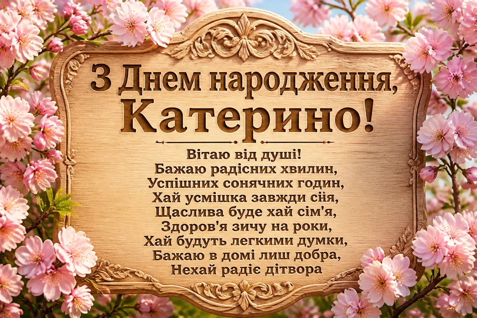 з днем народження катерина