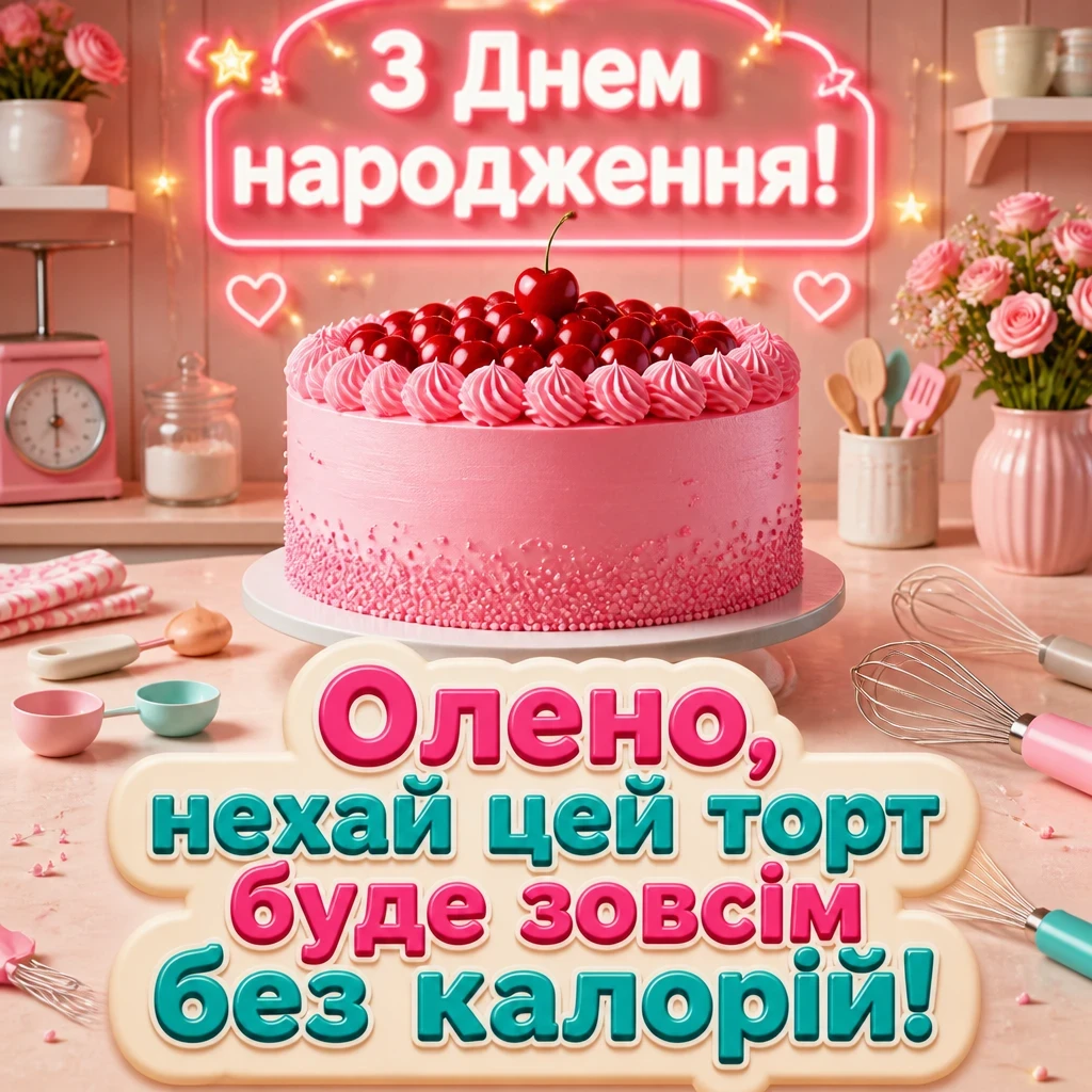 з днем народження олена картинки